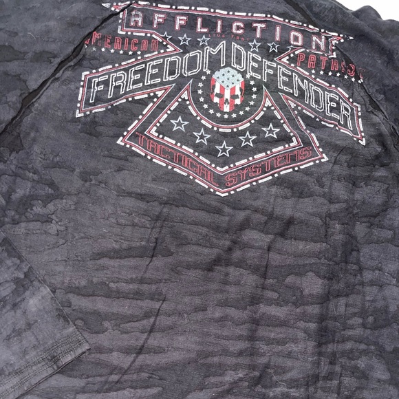 Affliction Freedom Defender Camo Tee. XL - Picture 7 of 12